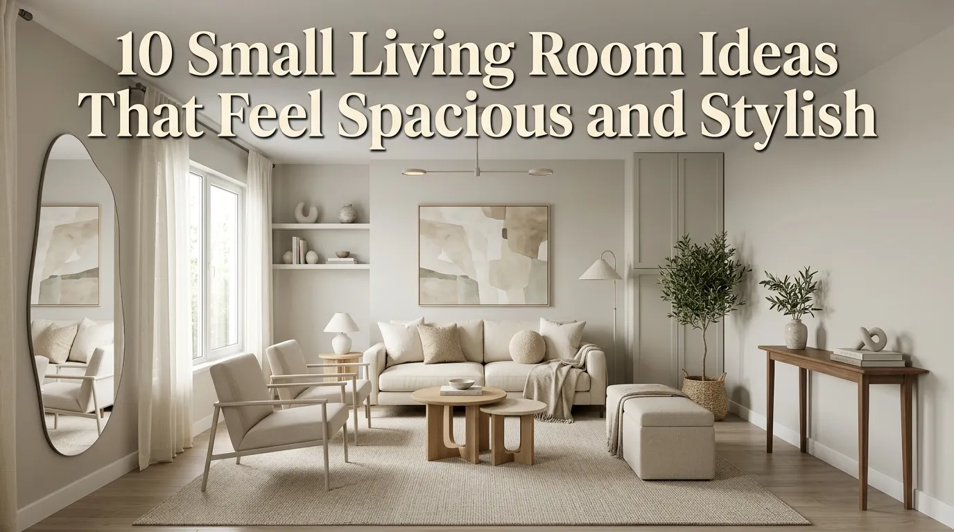 10 Small Living Room Ideas That Feel Spacious and Stylish