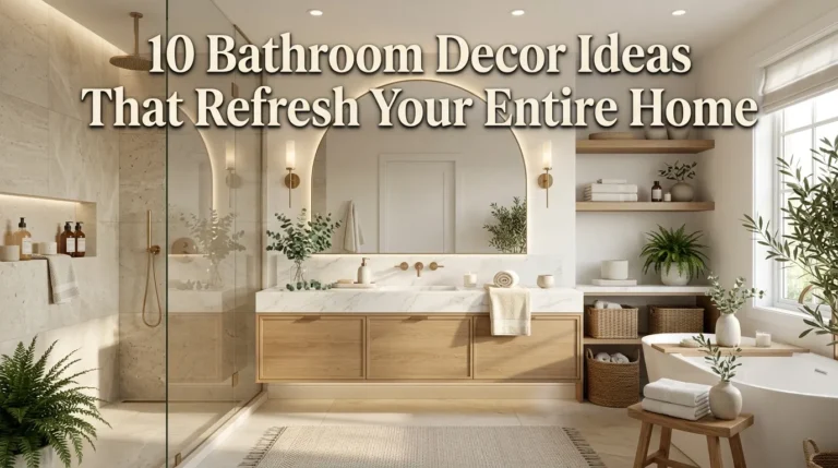 10 Bathroom Decor Ideas That Refresh Your Entire Home