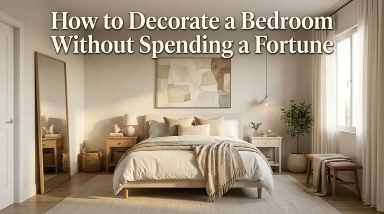 How to Decorate a Bedroom Without Spending a Fortune