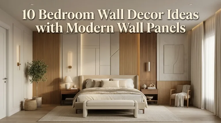 10 Bedroom Wall Decor Ideas with Modern Wall Panels