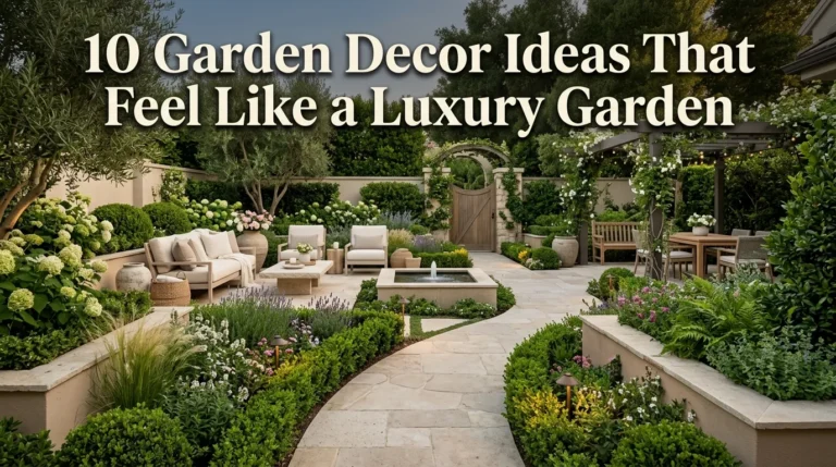 10 Garden Decor Ideas That Feel Like a Luxury Garden