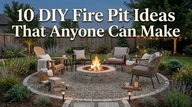 DIY Fire Pit Ideas That Anyone Can Make