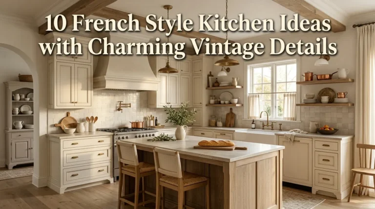 10 French Style Kitchen Ideas with Charming Vintage Details
