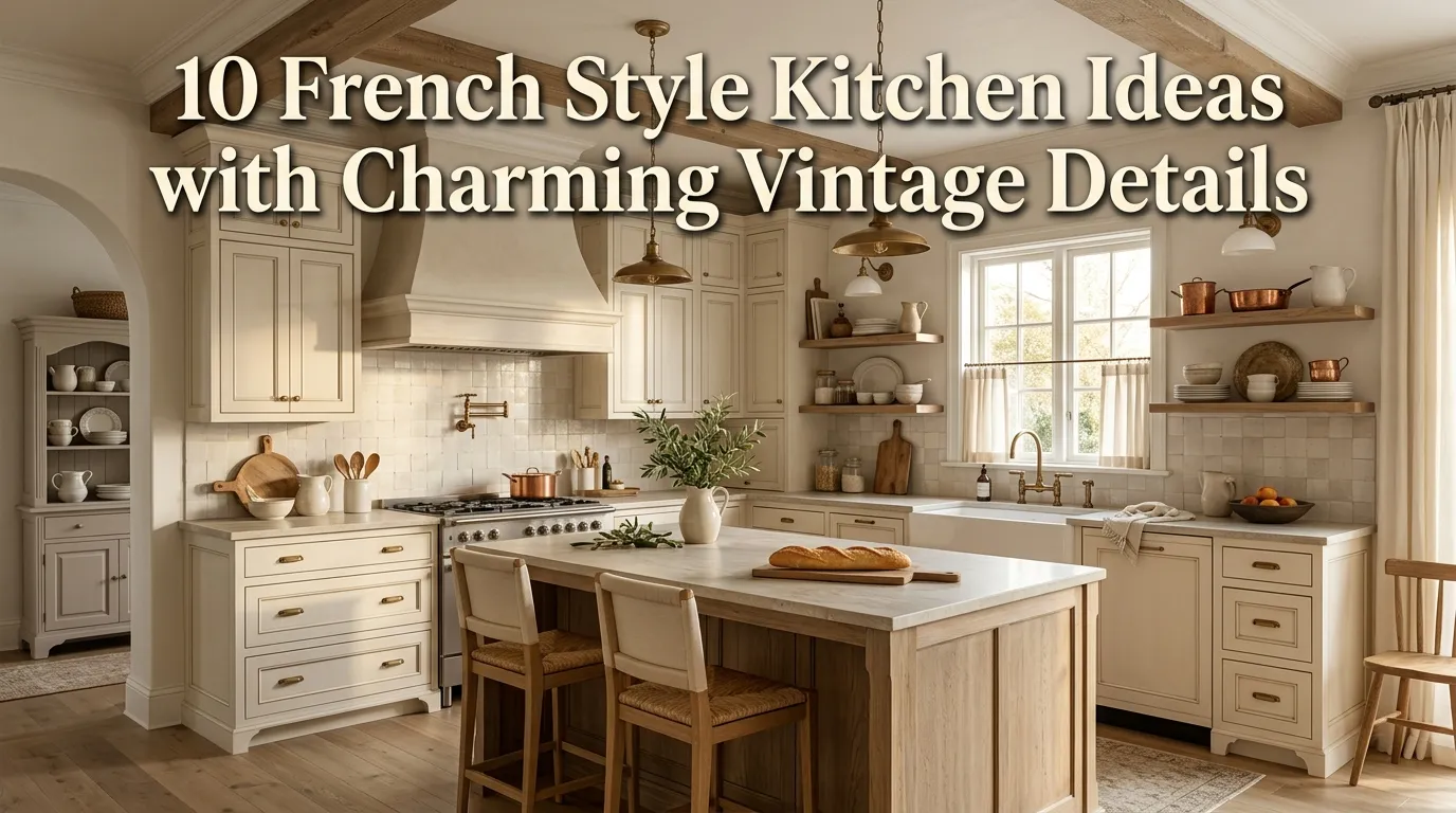 10 French Style Kitchen Ideas with Charming Vintage Details