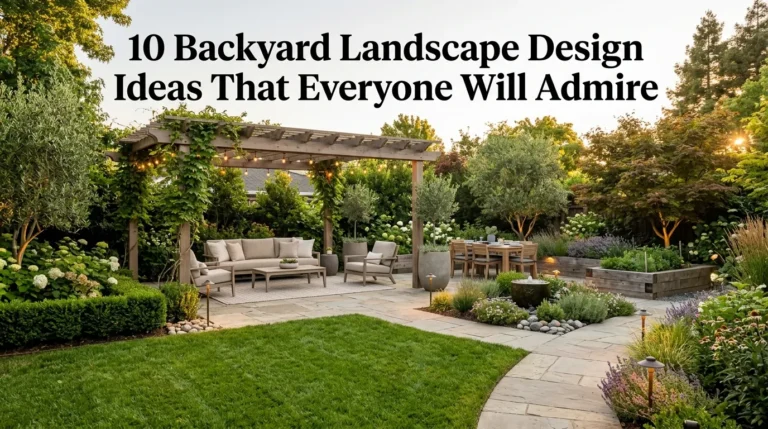 10 Backyard Landscape Design Ideas That Everyone Will Admire