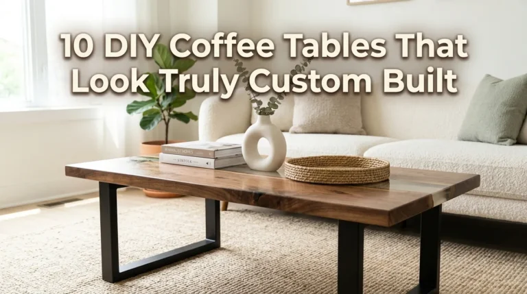 10 DIY Coffee Tables That Look Truly Custom Built