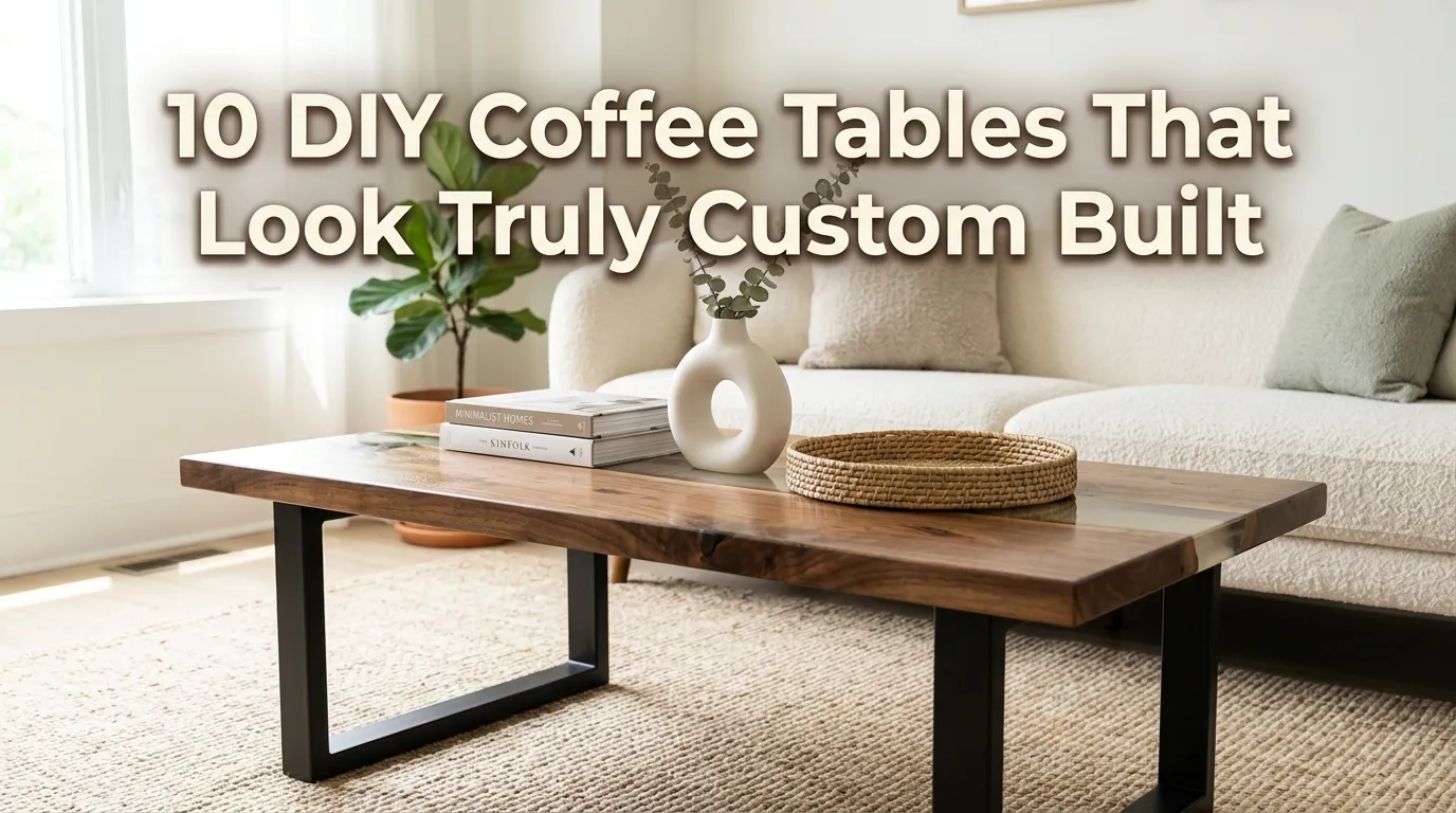 10 DIY Coffee Tables That Look Truly Custom Built