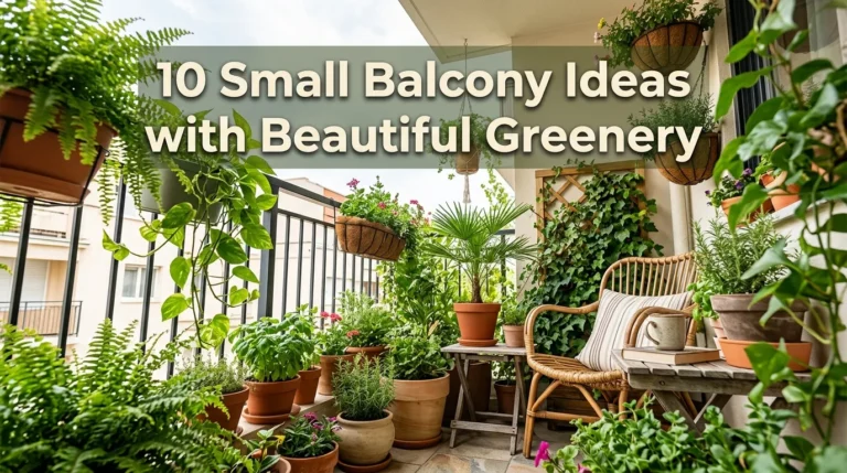 10 Small Balcony Ideas with Beautiful Greenery