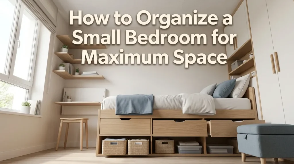 How to Organize a Small Bedroom for Maximum Space