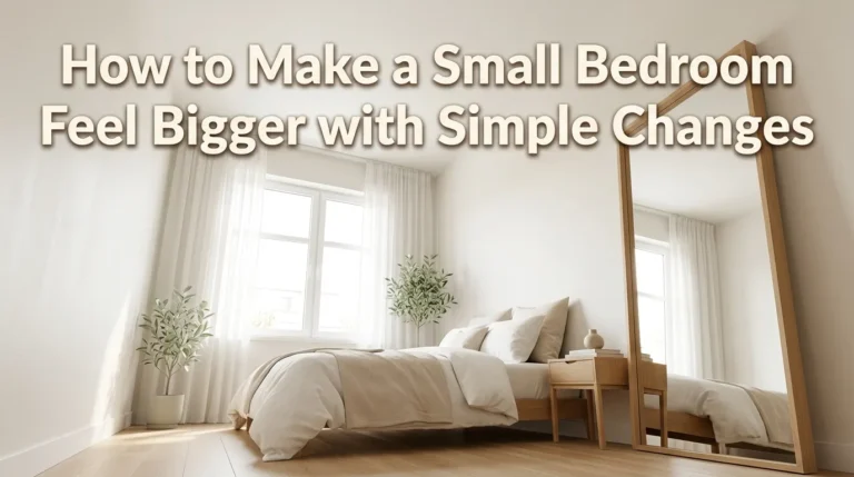 How to Make a Small Bedroom Feel Bigger with Simple Changes