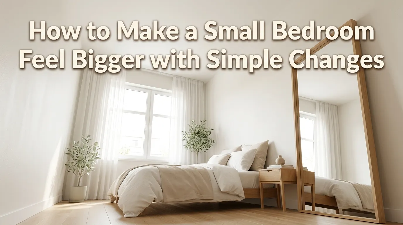 How to Make a Small Bedroom Feel Bigger with Simple Changes