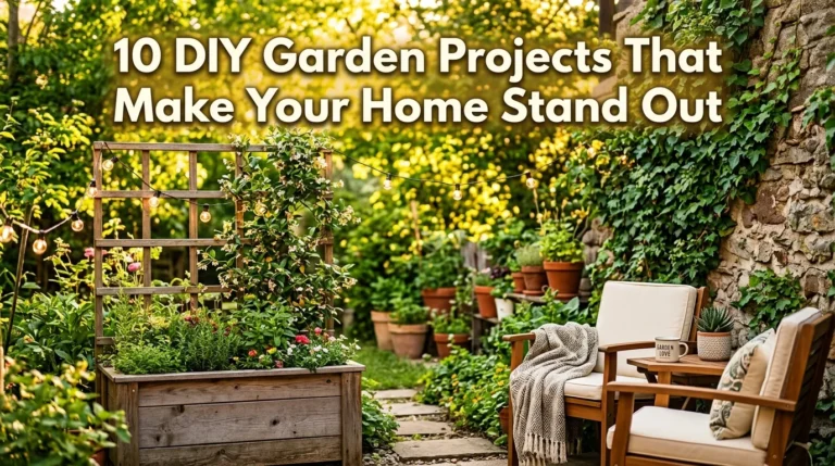 10 DIY Garden Projects That Make Your Home Stand Out