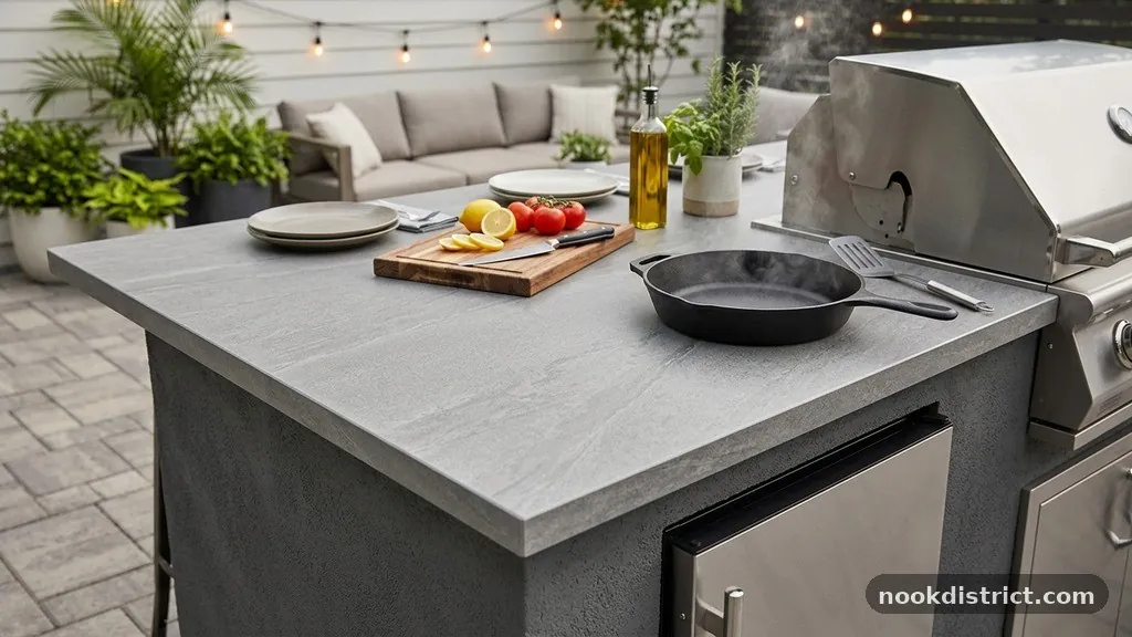 The Truth About Heat Resistance - Porcelain Slab Outdoor Counters: Heat Resistance and Edge Chipping Limits