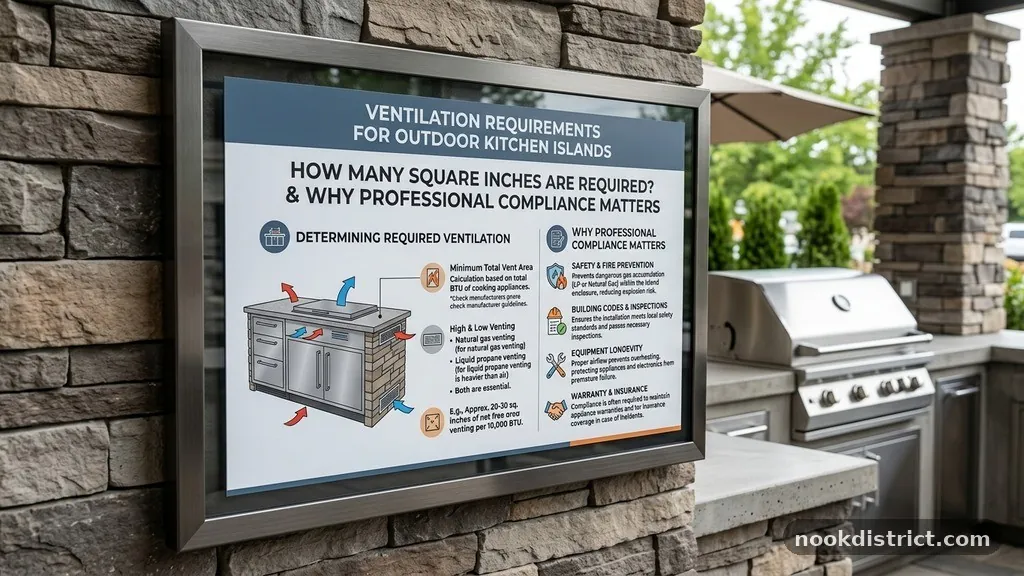Why Professional Compliance Matters - How Many Square Inches of Ventilation Are Required for an Outdoor Island?